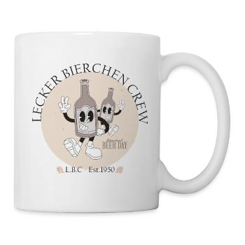Biercrew - Internationaler BierTag  - Tasse - Weiß - Rechts