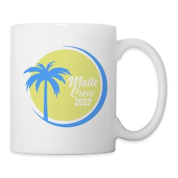 Malle Crew 2027 Palmen Circle - Tasse - Weiß - Rechts