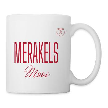 Merakels schön – Twente- und Sallands-Dialekt - Tasse - Weiß - Rechts