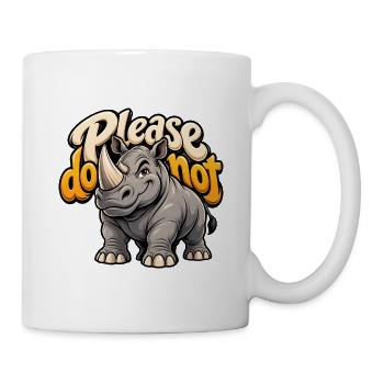 Rhino - Tasse - Weiß - Rechts