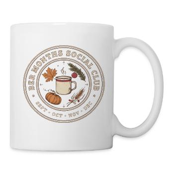 Ber Months Social Club Herbstzeit - Tasse - Weiß - Rechts
