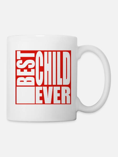 Bestes Kind Geschenk - Tasse - Weiß