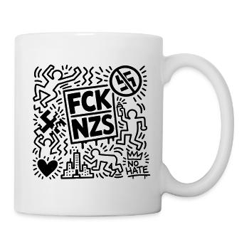 FCK NZS - Tasse - Weiß - Rechts