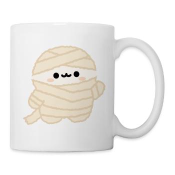 Kleine Mumie in Wraps - Tasse - Weiß - Rechts