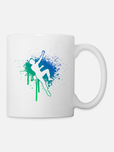 Die Bergsportlerinnen und Climbing passen zusammen - Tasse - Weiß