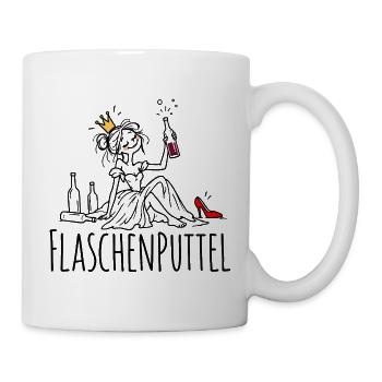 Flaschenputtel – Märchenhaft beschwipst - Tasse - Weiß - Rechts