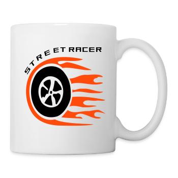 Streetracer, Rennsport - Tasse - Weiß - Rechts