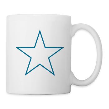 Star outline - Mug - white - Right