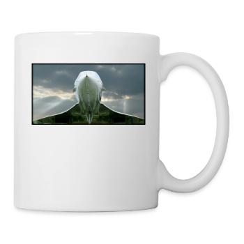concorde & Sonnenstrahlen 120dpi - Tasse - Weiß - Rechts