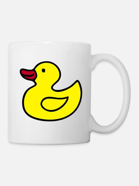 Duck, Duck, Rubber Ducky - Mug - white