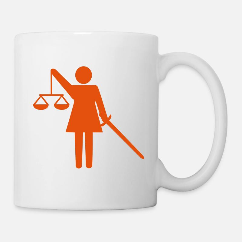justice - Mug blanc - blanc