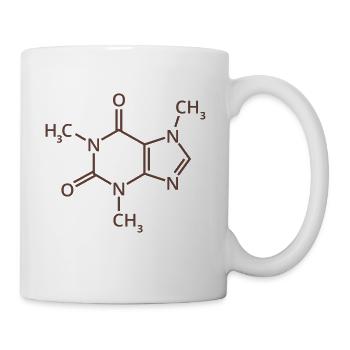 Coffee chemical formula espresso chemistry Mocha - Mug - white - Right