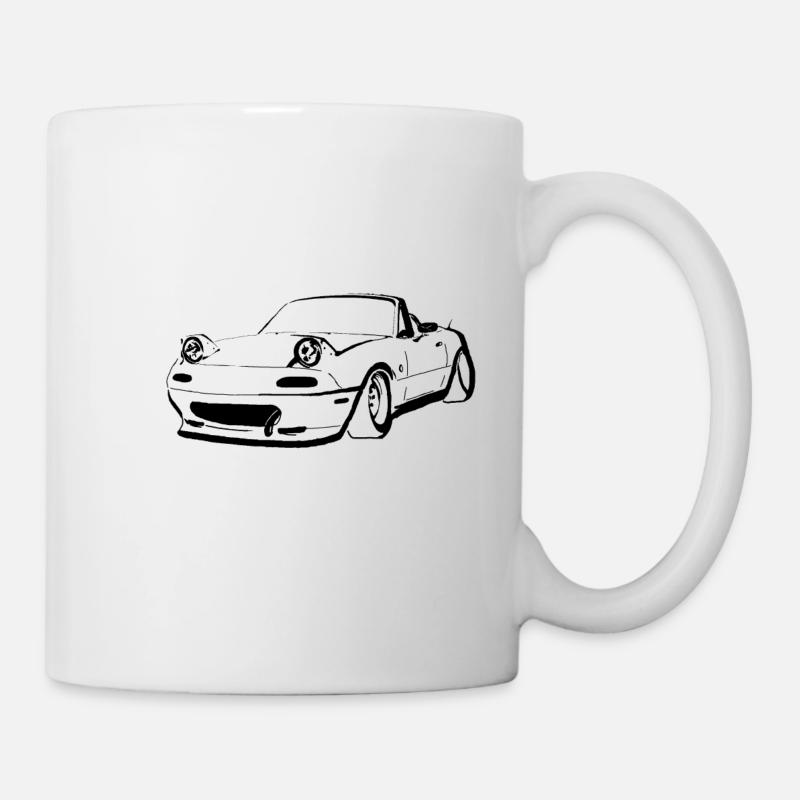 cool mx5 mk1 3d - Mug - white