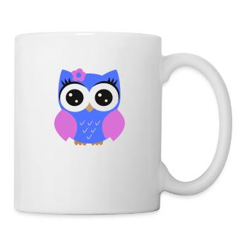 Owl Puple - Mug - white - Right