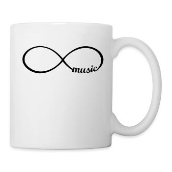 Endless Music I love music - Mug - white - Right
