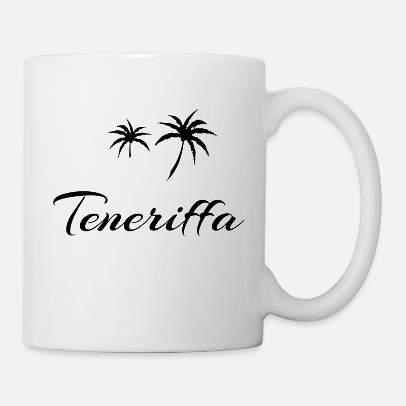 Teneriffa mit Herz - Tasse - Weiß