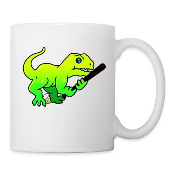 sports-dinos baseball (DDP) - Tasse - Weiß - Rechts