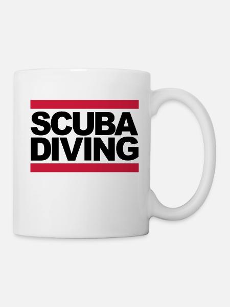 scuba_diving - Mug blanc - blanc