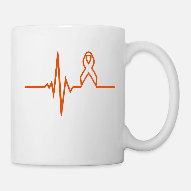 schleife - puls - Tasse - Weiß