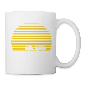 Camper Sun bus surfing beach beach vacation Beach - Mug - white - Right