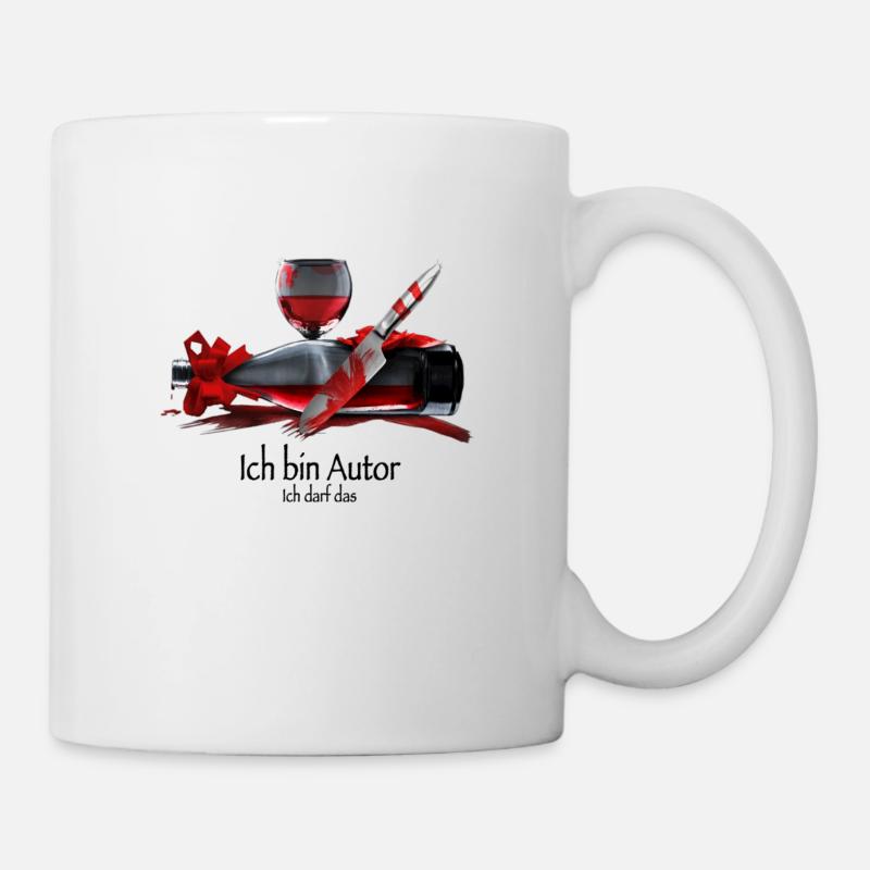 Ich bin Autor - ich darf das - Tasse - Weiß
