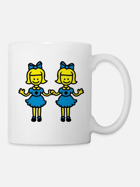 Les soeurs jumelles - Mug blanc - blanc