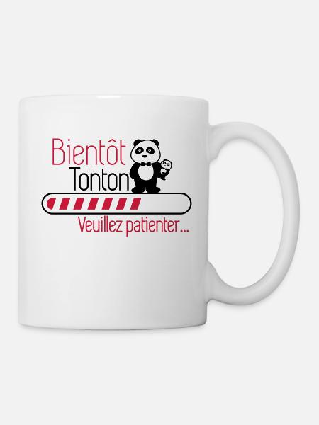 bientôt tonton - Futur oncle - Mug blanc - blanc