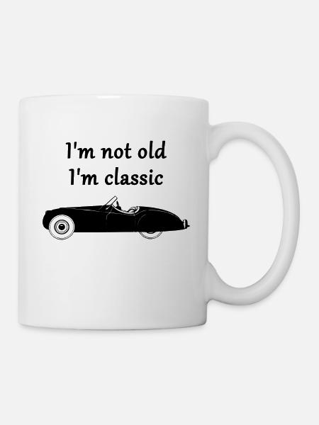 Classic vintage car - Mug - white