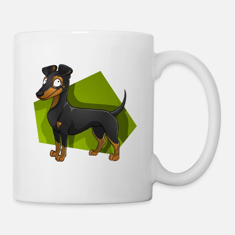 Manchester Terrier - Mug - white