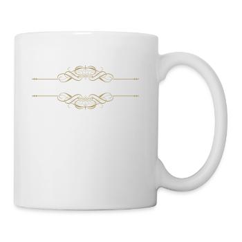 Trennlinien · Headers · Frames - Tasse - Weiß - Rechts