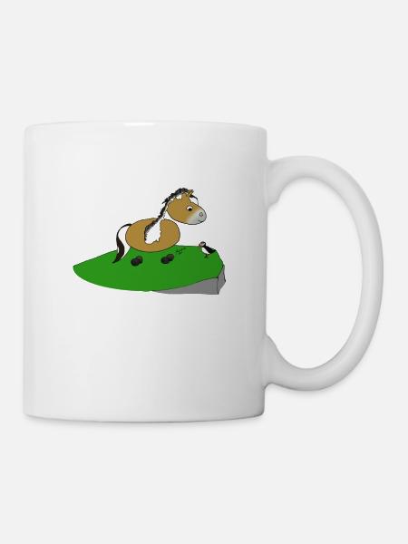 Snorre und Puffin - Tasse - Weiß