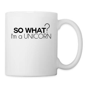 So what unicorn - Mug - white - Right
