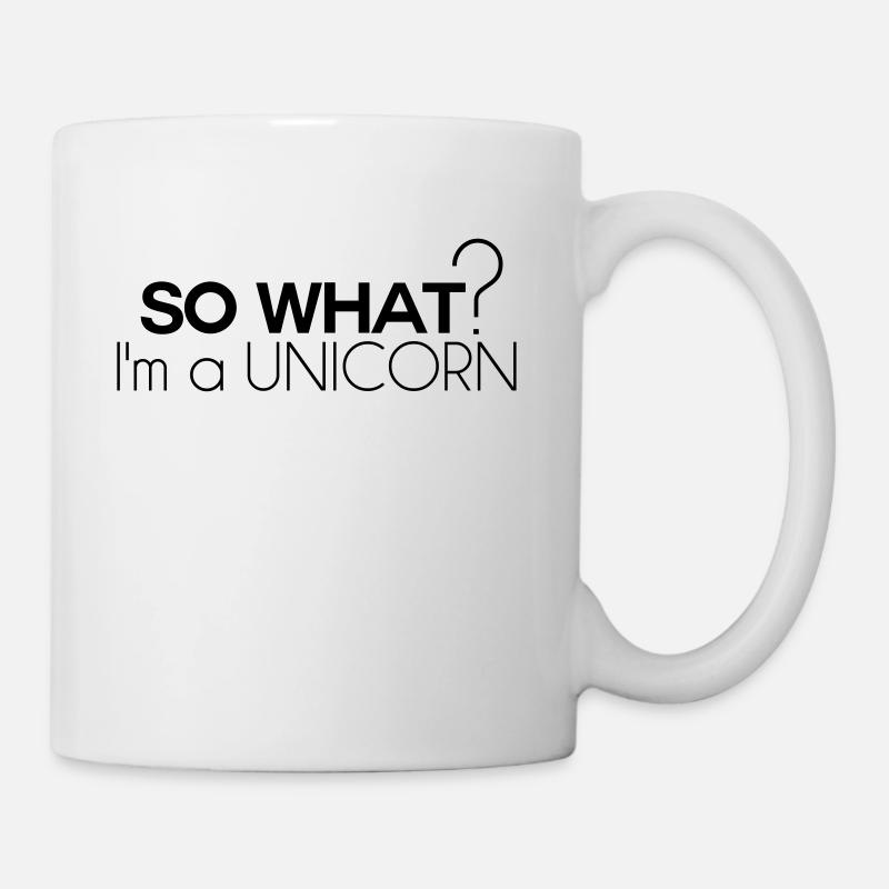 So what unicorn - Mug - white