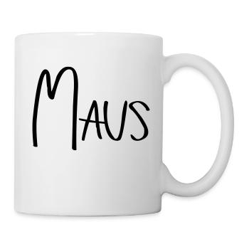 maus - Tasse - Weiß - Rechts