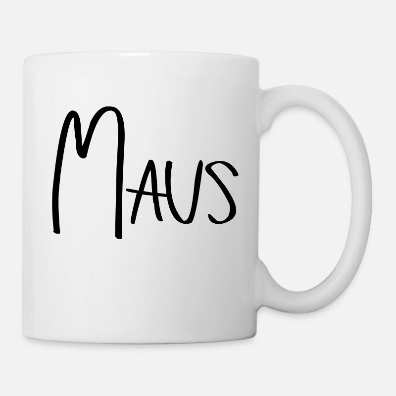 maus - Tasse - Weiß