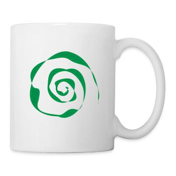 spirale verte - Mug blanc - blanc - Droite