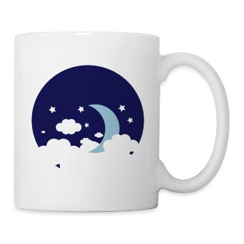Mond - Tasse - Weiß - Rechts