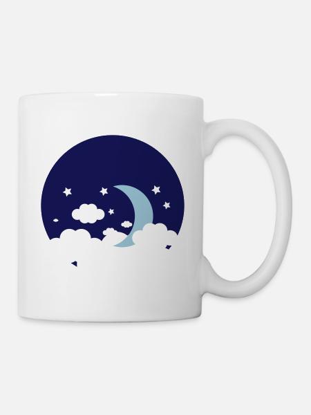 Mond - Tasse - Weiß