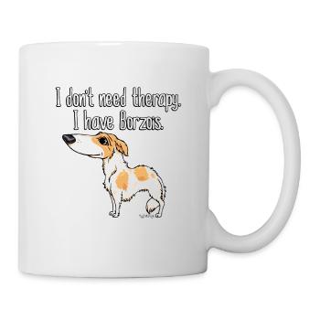 borzoitherapy6 - Mug blanc - blanc - Droite