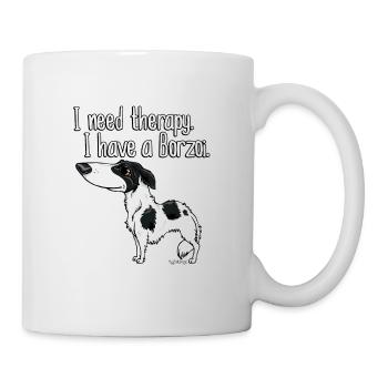 borzoitherapy16 - Mug - white - Right