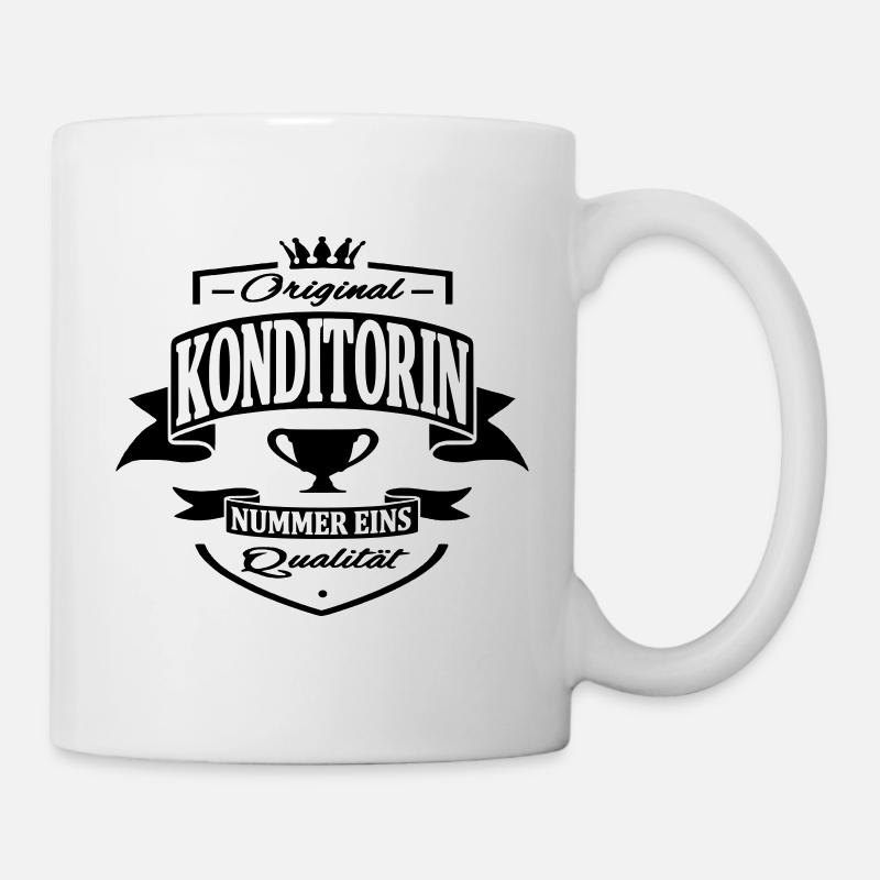 konditorin - Tasse - Weiß