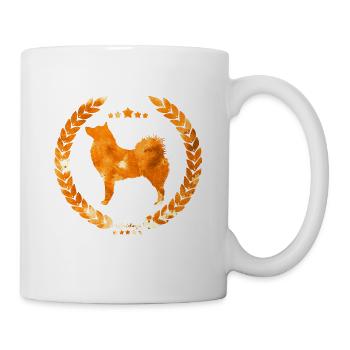 Spitz Finlandais Ear Army Orange - Mug blanc - blanc - Droite