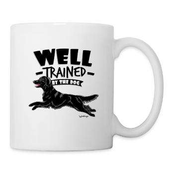 Flattie Well Trained - Mug - white - Right