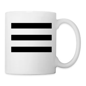 3 Streifen - Tasse - Weiß - Rechts