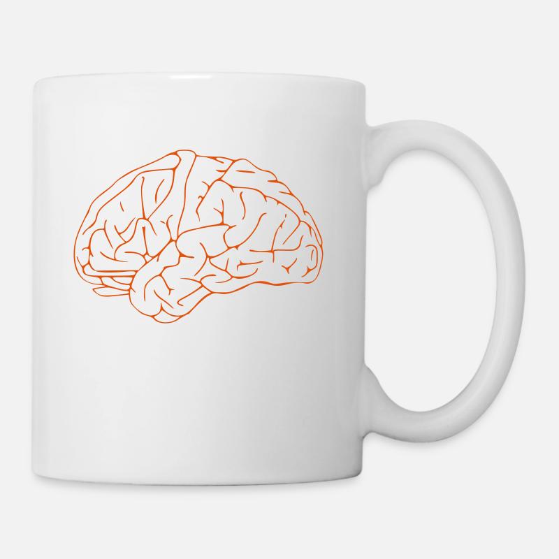 cerveau - Mug blanc - blanc