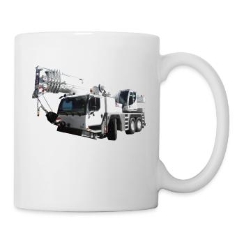 construction machine - Mug blanc - blanc - Droite
