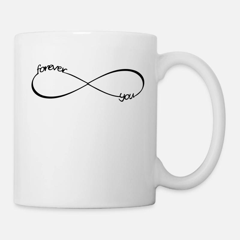 Pour toujours vous - Amitié ami amour symbole - Mug blanc - blanc