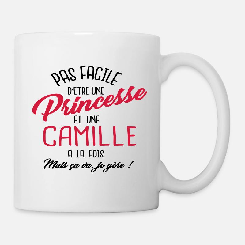 Princesse et Camille - Mug blanc - blanc