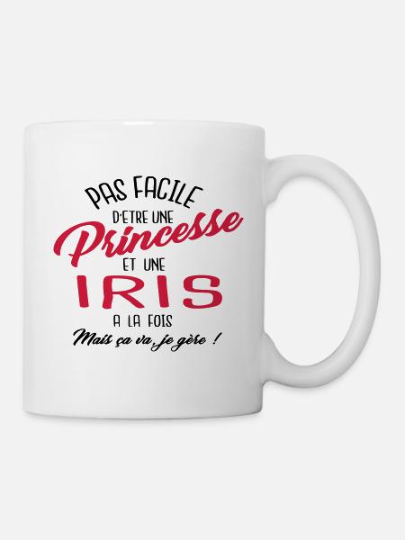 Princesse et Iris - Mug blanc - blanc