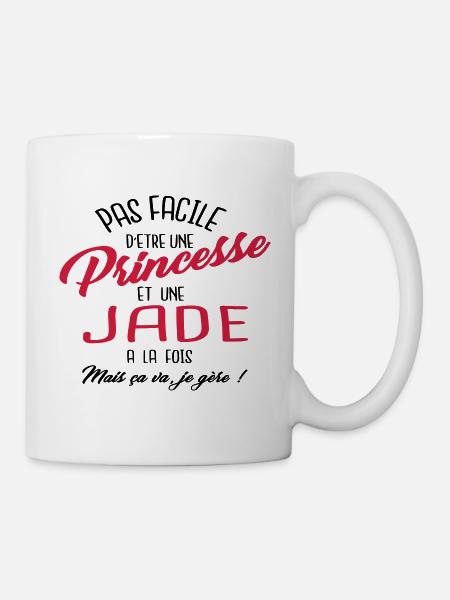 Princesse et Jade - Mug blanc - blanc